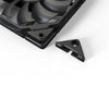 ID-COOLING TF-9215-K 92x92x15мм (80шт./кор, PWM, 4pin, черный, резиновые углы, 800-2800об/мин) BOX