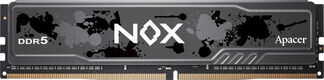 Apacer DDR5 32GB 6400MHz DIMM NOX Black Gaming Memory CL32 1.4V (Retail) 2048*8 Heat Sink (Retail) 3 years (AH5U32G64C552MBAA-1) Apacer DDR5 32GB 6400MHz DIMM NOX Black Gaming Memory CL32 1.4V (Retail) 2048*8 Heat Sink (Retail) 3 years (AH5U32G64C552MBAA-1)