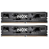 Apacer DDR5 32GB 6200MHz DIMM NOX Black Gaming Memory CL40 1.35V Kit (2x16GB) (Retail) 2048*8 Heat Sink (Retail) 3 years (AH5U32G62C532MBAA-2)&nbsp;<img style='position: relative;margin:0' src='/image/only_to_order_edit.gif' alt='На заказ' title='На заказ' />