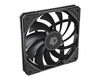 ID-COOLING TF-12015-K 120x120x15мм (40шт./кор, PWM, Low Noise, супер-тонкий, резиновые углы, черный, 500-2200об/мин) BOX