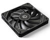 ID-COOLING TF-12015-K 120x120x15мм (40шт./кор, PWM, Low Noise, супер-тонкий, резиновые углы, черный, 500-2200об/мин) BOX