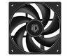ID-COOLING AF-125-K 120x120x25мм (60шт./кор, PWM, резиновые углы, черный, 500-2000об/мин) BOX