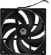 ID-COOLING AF-125-K 120x120x25мм (60шт./кор, PWM, резиновые углы, черный, 500-2000об/мин) BOX