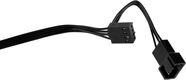 ID-COOLING AF-125-K 120x120x25мм (60шт./кор, PWM, резиновые углы, черный, 500-2000об/мин) BOX