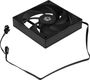 ID-COOLING AF-125-K 120x120x25мм (60шт./кор, PWM, резиновые углы, черный, 500-2000об/мин) BOX
