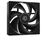 120x120x25мм BOX ID-COOLING AF-125-K (60шт./ кор, PWM, резиновые углы, черный, 500-2000об/ мин)