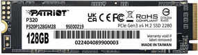 Patriot P320 128GB M2 2280 PCIe Patriot P320 128GB M2 2280 PCIe