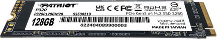Patriot P320 128GB M2 2280 PCIe Patriot P320 128GB M2 2280 PCIe