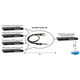 OSNOVO OC-QSFP-4x10G-2M Объединительный DAC кабель QSFP+ 40G для 4х10G. Скорость: 40 Гбит/c. Тип разъема: QSFP+/SFP+. Длина кабеля 2м. Размеры коннектора (ШхВхГ): 11x9x101мм. Рабочая температура: 0…+7