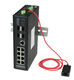 OSNOVO SW-80804/ILS(port 90W,720W) Промышленный управляемый (L2+) Ultra PoE коммутатор Gigabit Ethernet на 8GE PoE + 4 GE SFP порта с функцией мониторинга температуры/ влажности/ напряжения. Порты: 8