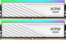 ADATA DDR5 DIMM 32GB 6000MHz 2*16GB 34-38-38 WHITE DUAL TRAY RGB ADATA DDR5 DIMM 32GB 6000MHz 2*16GB 34-38-38 WHITE DUAL TRAY RGB
