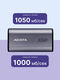 ADATA
Внешний SSD 500GB USB 3.2 Gen 2x2 Type-C R1050/W1000MB/s 3D NAND серый ADATA
Внешний SSD 500GB USB 3.2 Gen 2x2 Type-C R1050/W1000MB/s 3D NAND серый