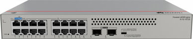 HUAWEI S110-16T2S (16*10/100/1000BASE-T ports, 2*GE SFP ports, built-in AC power, fanless)