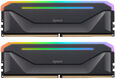 Apacer DDR5 32GB 6800MHz DIMM NOX RGB Black Gaming Memory (PC5-54400) CL36 1.4V Kit (2x16GB) (Retail) 2048*8 Heat Sink (Retail) 3 years (AH5U32G68C592NBAA-2)