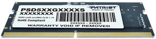 Patriot SL DDR5 16GB 5600MHz SODIMM Patriot SL DDR5 16GB 5600MHz SODIMM