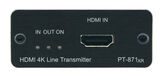 Kramer PT-871/2XR-KIT Комплект из передатчика и приемника HDMI по витой паре DGKat 2.0; поддержка 4К60 4:4:4