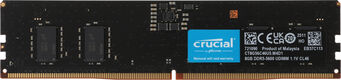 Crucial by Micron 8GB DDR5-5600 UDIMM (CT8G56C46U5) CL46 1.1V 1 Year Warrаnty Crucial by Micron 8GB DDR5-5600 UDIMM (CT8G56C46U5) CL46 1.1V 1 Year Warrаnty