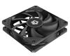ID-COOLING TF-12025-PRO BLACK 120x120x25мм (60шт./кор, PWM, резиновые углы, черный, 500-1800об/мин) BOX