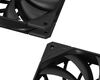 ID-COOLING TF-12025-PRO BLACK 120x120x25мм (60шт./кор, PWM, резиновые углы, черный, 500-1800об/мин) BOX