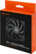 ID-COOLING TF-12025-PRO BLACK 120x120x25мм (60шт./кор, PWM, резиновые углы, черный, 500-1800об/мин) BOX