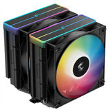 LGA20XX/ 1700/ 1200/ 115X/ AM5/ AM4 RET DEEPCOOL AG620 BK ARGB V2 (9шт/ кор, TDP 260W, PWM, ARGB DUAL Fan 120mm, 6 тепл. трубок, черный)