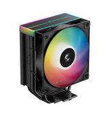LGA1851/ 1700/ 1200/ 115X/ AM5/ AM4 RET DEEPCOOL AG400 BK ARGB V2 (18шт/ кор, TDP 220W, PWM, ARGB Fan 120mm, 4 тепл. трубки, черный)