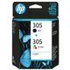 Картридж струйный HP 305 6ZD17AE черный/трехцветный (120стр.) (2мл) для HP DJ 2300 Картридж струйный HP 305 6ZD17AE черный/трехцветный (120стр.) (2мл) для HP DJ 2300
