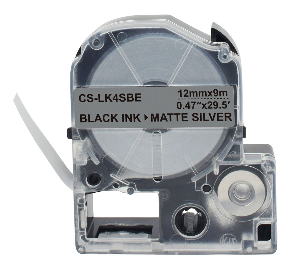 Картридж ленточный Cactus CS-LK4SBE черный для Epson LW300/LW400/LW700/LW600P/LW1000P