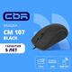 CBR CM 107 Black USB CBR CM 107 Black USB