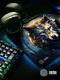 Коврик для мыши Cactus Wolf 400x300x3мм (CS-MP-PRO20XL) Коврик для мыши Cactus Wolf 400x300x3мм (CS-MP-PRO20XL)