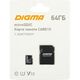 Micro SecureDigital 64GB Digma CARD10 V10 + adapter DGFCA064A01