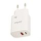 PERFEO Сетевое зарядное устройство с двумя разъемами USB-A+TYPE-C