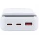 Perfeo Powerbank LAPTOP 65W 20000 mAh/LED дисплей/PD+QC 3.0/2Type-C/1 USB,max 65W/White (PF_E1637)