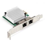 Сетевой адаптер ExeGate EXE-562 Exegate EX296210RUS (PCI-E x1 v2.0, 2xRJ45, UTP 10/ 100/ 1000Mbps, Realtek Chipset RTL8111F)