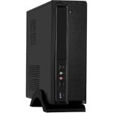 Корпус Desktop ExeGate MI-207U-M450 Exegate EX288783RUS (mini-ITX/ mATX, БП M450 с вент. 8см, 2*USB+1*USB3.0, аудио, черный)