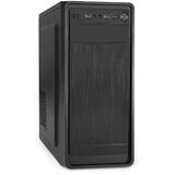 Корпус Miditower ExeGate XP-332UC-XP350 Exegate EX287372RUS (ATX, XP350 с вент. 12см, 2*USB3.0+1*TypeC, аудио, черный)