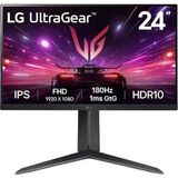 LCD LG 23.8" 24GS65F-B UltraWide черный {IPS 1920x1080 180Hz 1ms 300cd 178/ 178 HDMI DisplayPort G-Sync HAS Pivot}[24gs65f-b.aruz]