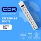 CBR Сетевой фильтр CSF 2606-3.0 White CBR Сетевой фильтр CSF 2606-3.0 White