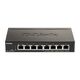 D-Link DGS-1100-08PV2/A3A Настраиваемый L2 коммутатор с 8 портами 10/100/1000Base-T (8 портов PoE 802.3af/at, PoE-бюджет 64 Вт)