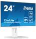 LCD Iiyama 23.8'' XUB2492HSU-W6 белый {IPS 1920x1080 100Hz 0.4ms HDMI DisplayPort USB M/M Pivot}