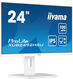 LCD Iiyama 23.8'' XUB2492HSU-W6 белый {IPS 1920x1080 100Hz 0.4ms HDMI DisplayPort USB M/M Pivot}