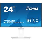 LCD IIYAMA 23.8" XUB2497HSU-W2 белый {IPS 1920x1080 100Hz 1ms 300cd 1300:1 8bit(6bit+FRC) HDMI DisplayPort 2xUSB2.0 2x2W HAS Pivot VESA}&nbsp;<img style='position: relative;margin:0' src='/image/only_to_order_edit.gif' alt='На заказ' title='На заказ' />