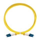 Патч-корд волоконно-оптический FC-D-9-LC-LC-1M-LSZH Exegate EX295125RUS (Шнур ВО SM 9/ 125 (OS2/ G.652.D)