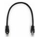Патч-корд UTP Cablexpert PP6U-0.25M/BK кат.6