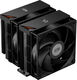 Кулер PCCooler RT620 Digital BK S115X/1200/1700/1851/AM4/AM5 (TDP 265W, 2x120mm PWM FAN, 6 тепловых трубок 6мм, 500-2200RPM, 28-32dBa) Кулер PCCooler RT620 Digital BK S115X/1200/1700/1851/AM4/AM5 (TDP 265W, 2x120mm PWM FAN, 6 тепловых трубок 6мм, 500-2200RPM, 28-32dBa)