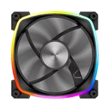 Powercase Вентилятор (M55-12 ARGB) Black 120x120x25mm (PWM, 100шт./ кор, 4pin PWM (M+F)+ 3pin ARGB (M+F)&nbsp;<img style='position: relative;margin:0' src='/image/only_to_order_edit.gif' alt='На заказ' title='На заказ' />