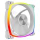 Powercase Вентилятор (M55-12W ARGB) White 120x120x25mm (PWM, 100шт./кор, 4pin PWM (M+F)+ 3pin ARGB (M+F) Powercase Вентилятор (M55-12W ARGB) White 120x120x25mm (PWM, 100шт./кор, 4pin PWM (M+F)+ 3pin ARGB (M+F)