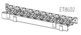 Горизонтальный кабельный организатор Systeme Electric ET8602&nbsp;<img style='position: relative;margin:0' src='/image/only_to_order_edit.gif' alt='На заказ' title='На заказ' />