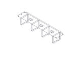 Горизонтальный кабельный организатор Systeme Electric UT8426&nbsp;<img style='position: relative;margin:0' src='/image/only_to_order_edit.gif' alt='На заказ' title='На заказ' />