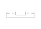 Разделитель с проёмом для прокладки кабелей Systeme Electric UT8163&nbsp;<img style='position: relative;margin:0' src='/image/only_to_order_edit.gif' alt='На заказ' title='На заказ' />